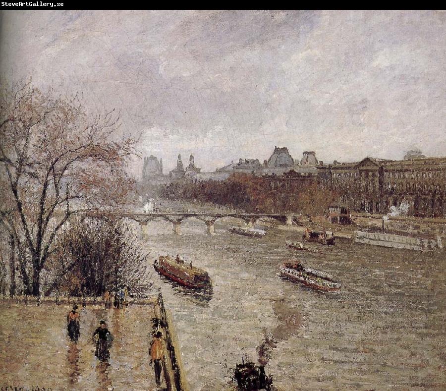 Camille Pissarro rain Louvre